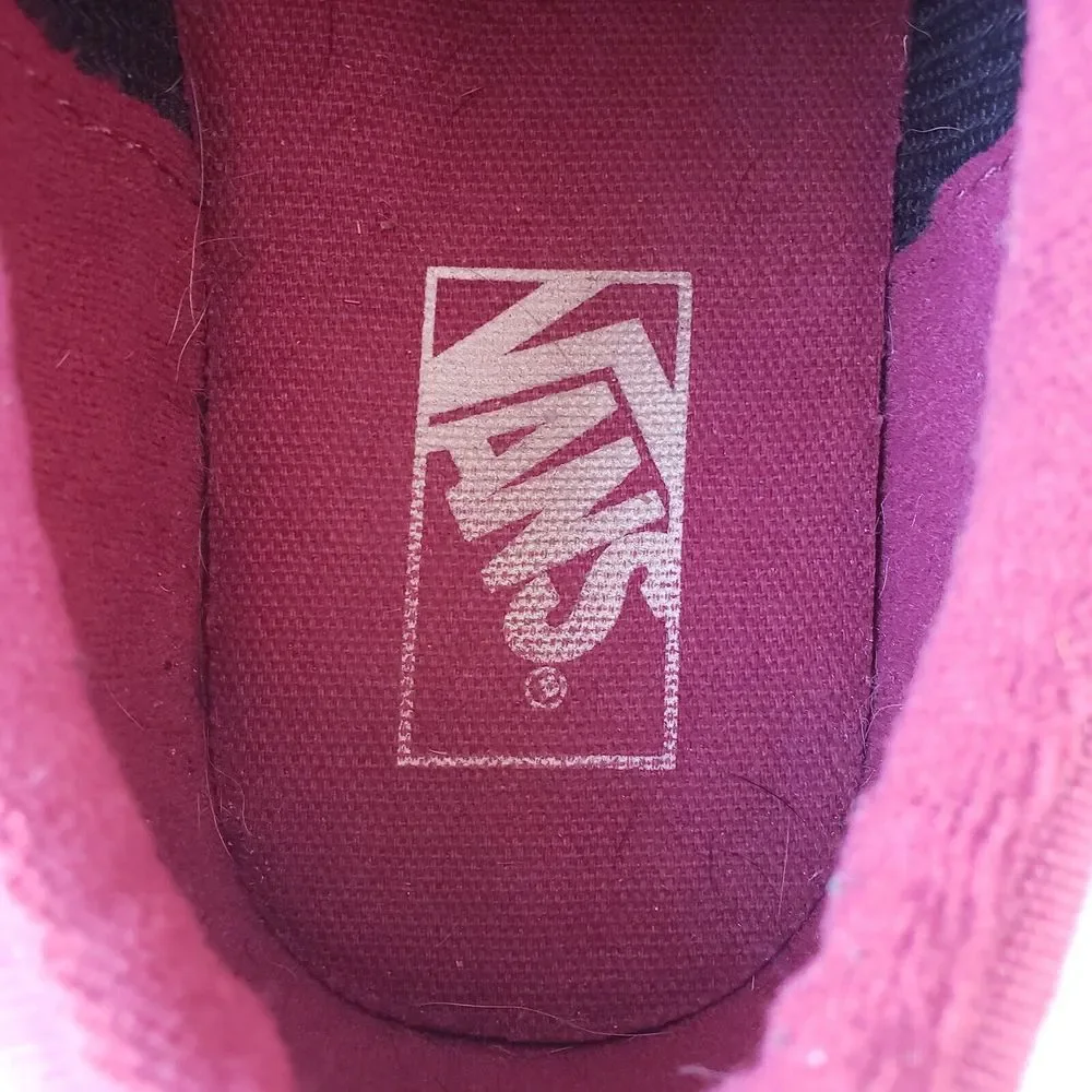 VANS Off The Wall Authentic Classic Low Canvas Shoes Maroon Red Mens‎ Size 7
